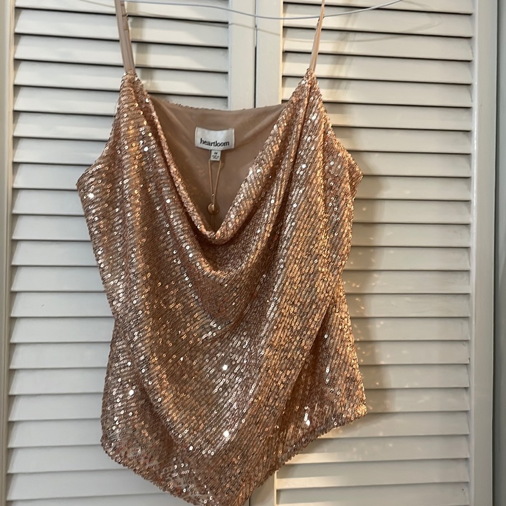Camisole sequin top